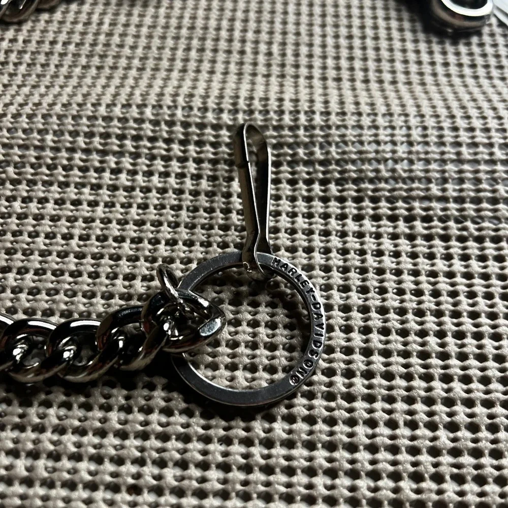 Harley-Davidson Nickel Link Wallet Chain Biker Accessory MAU304/61 New
